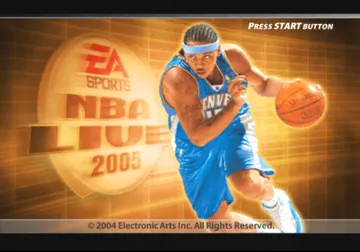 NBA Live 2005 screen shot title